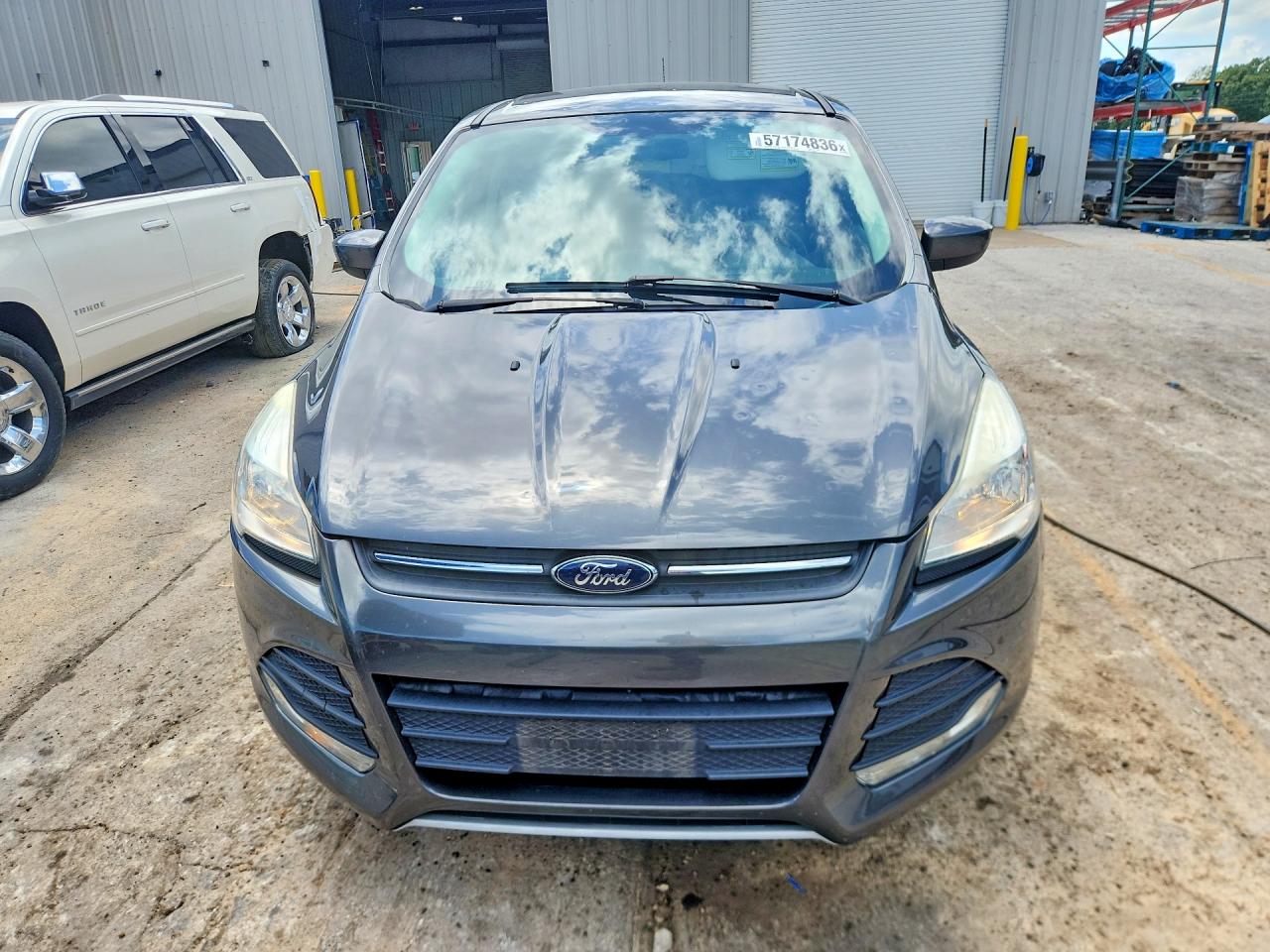 2015 Ford Escape Se Gray vin: 1FMCU0GX9FUC37491