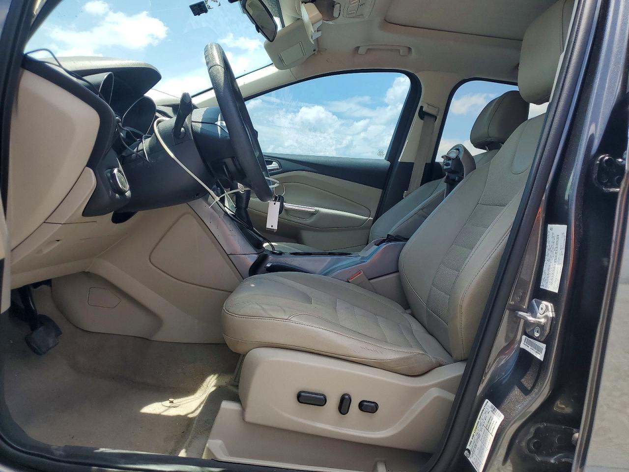 2015 Ford Escape Se Charcoal vin: 1FMCU0GX9FUC55456