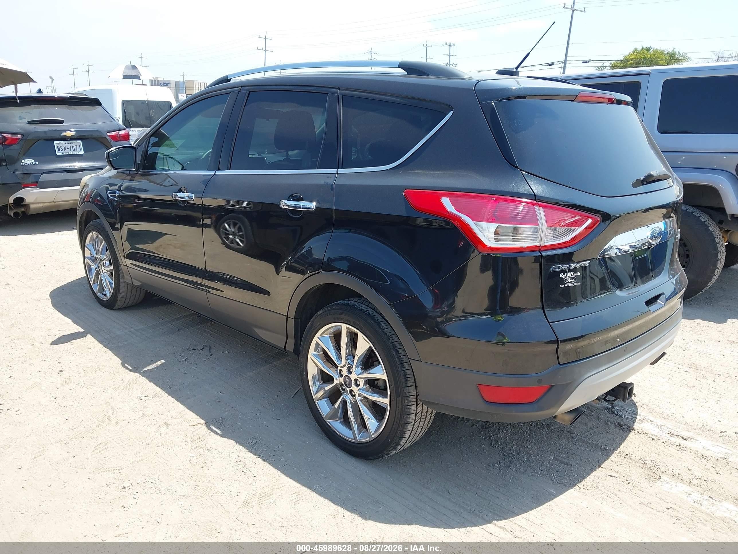 2015 Ford Escape Se Черный vin: 1FMCU0GX9FUC61435