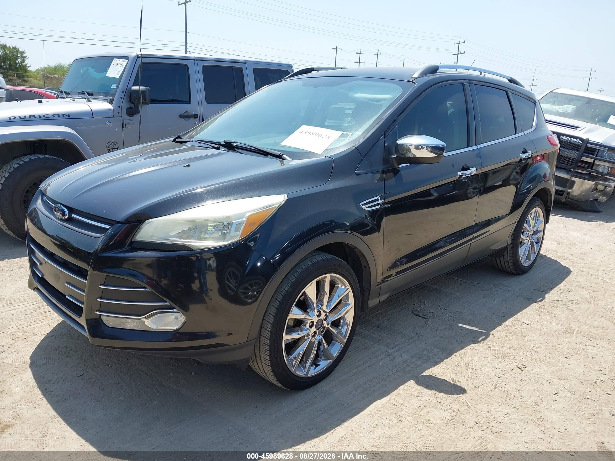 2015 Ford Escape Se Черный vin: 1FMCU0GX9FUC61435