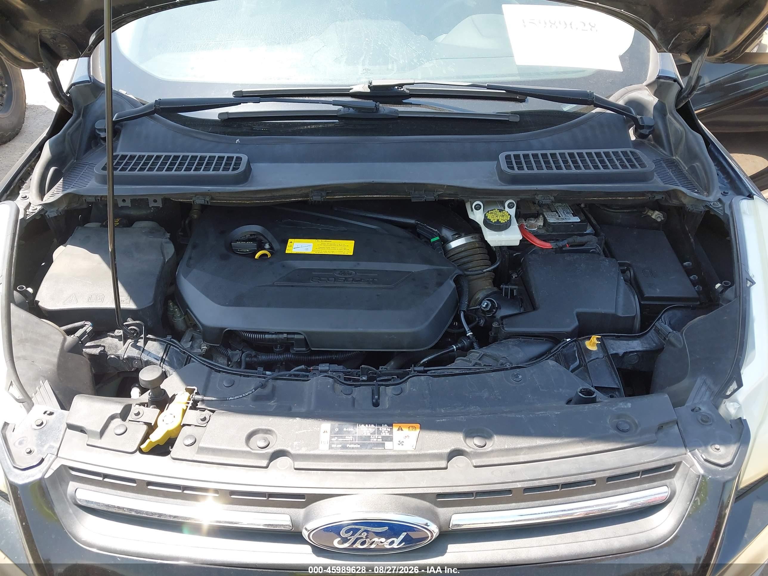 2015 Ford Escape Se Черный vin: 1FMCU0GX9FUC61435