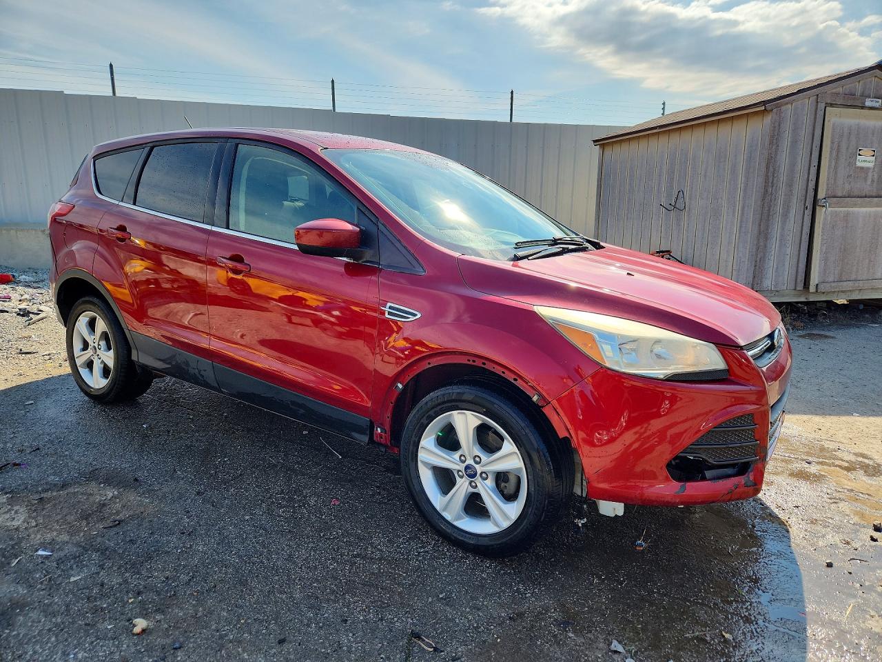 2015 Ford Escape Se Red vin: 1FMCU0GX9FUC76923