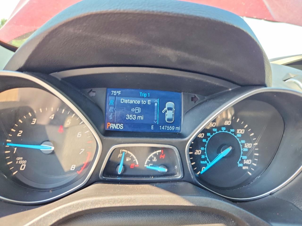 2015 Ford Escape Se Red vin: 1FMCU0GX9FUC76923