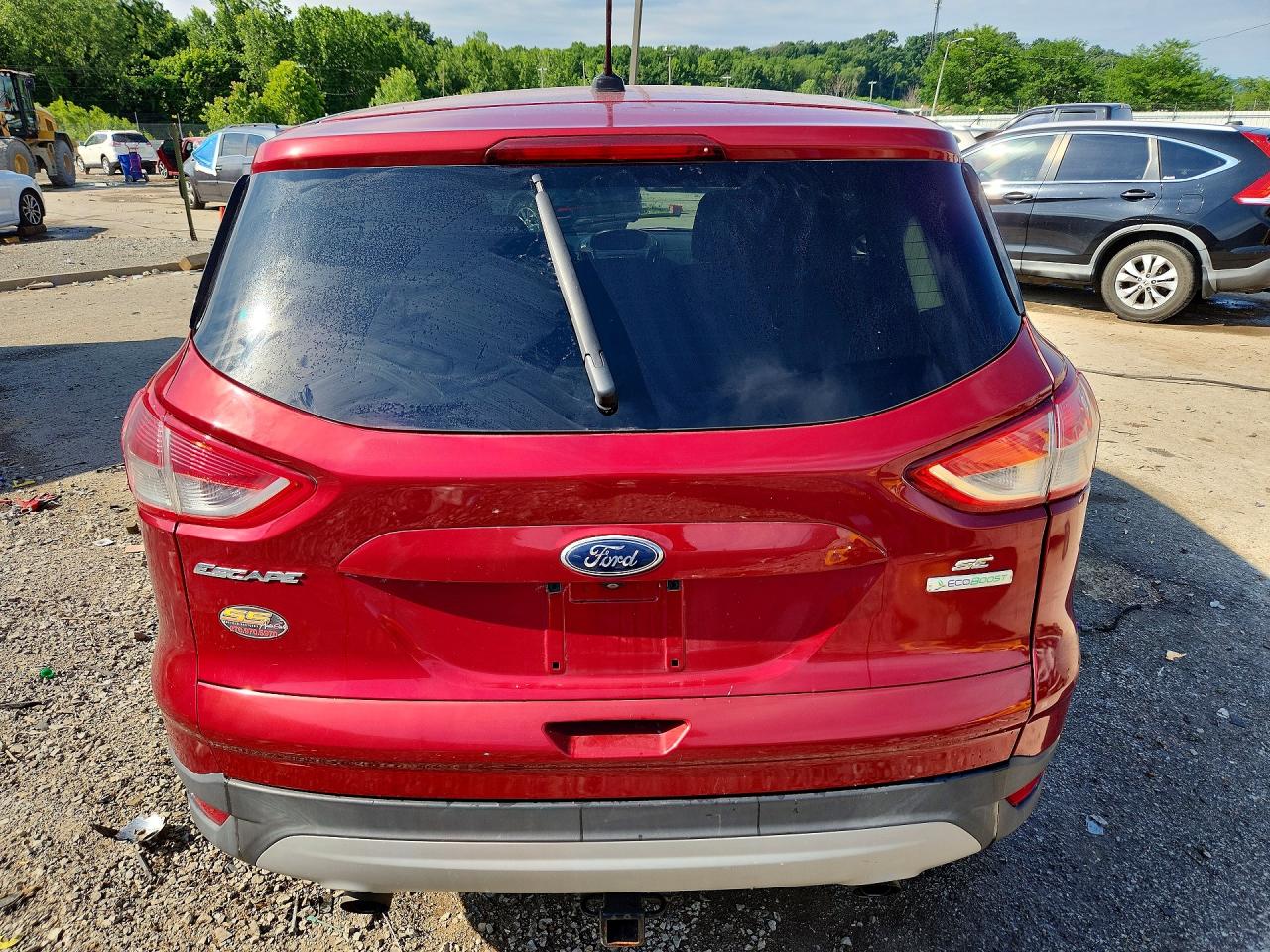 2015 Ford Escape Se Red vin: 1FMCU0GX9FUC76923