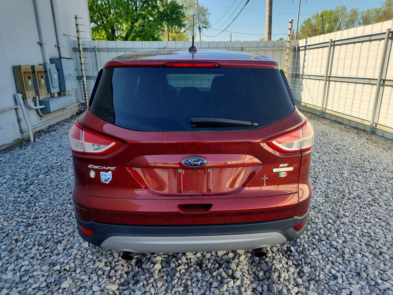 2016 Ford Escape Se Red vin: 1FMCU0GX9GUC01141