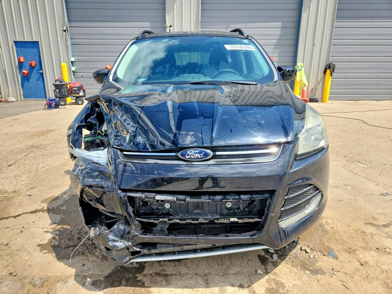 2016 Ford Escape Se Black vin: 1FMCU0GX9GUC55653