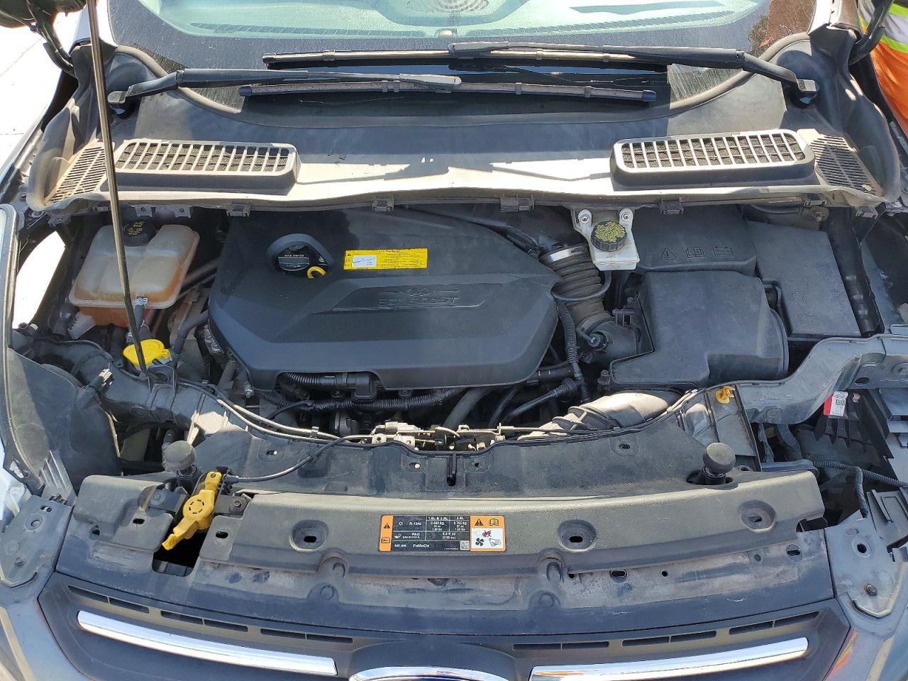 2016 Ford Escape Se Gray vin: 1FMCU0GX9GUC55720