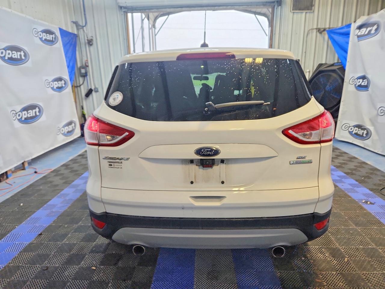 2013 Ford Escape Se White vin: 1FMCU0GXXDUB60028