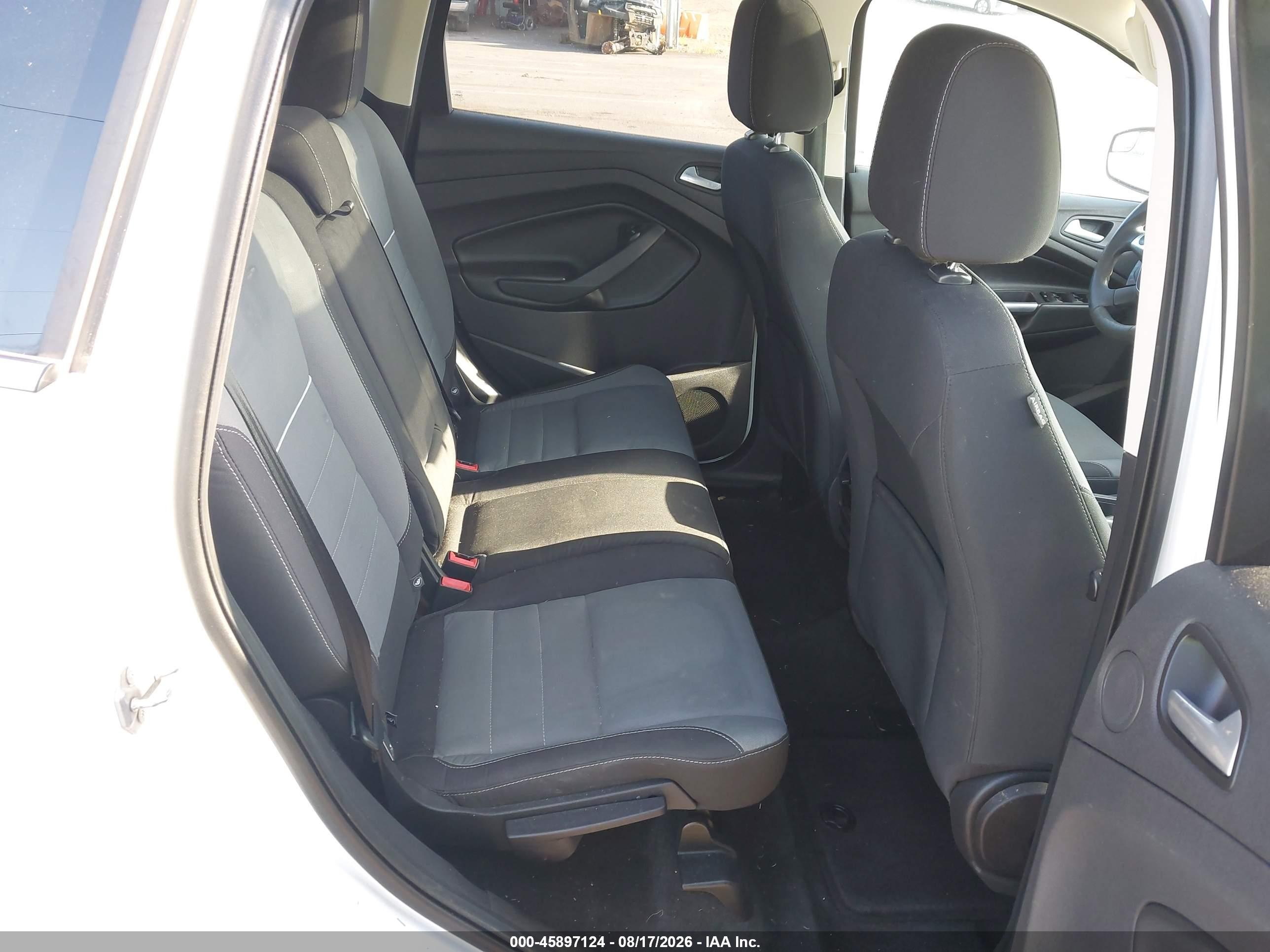 2013 Ford Escape Se White vin: 1FMCU0GXXDUB77606