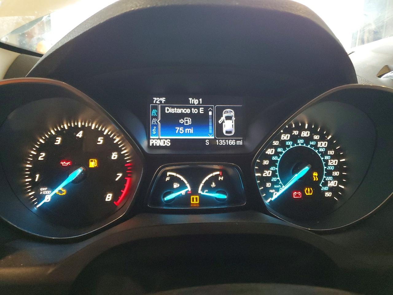 2013 Ford Escape Se White vin: 1FMCU0GXXDUB95040