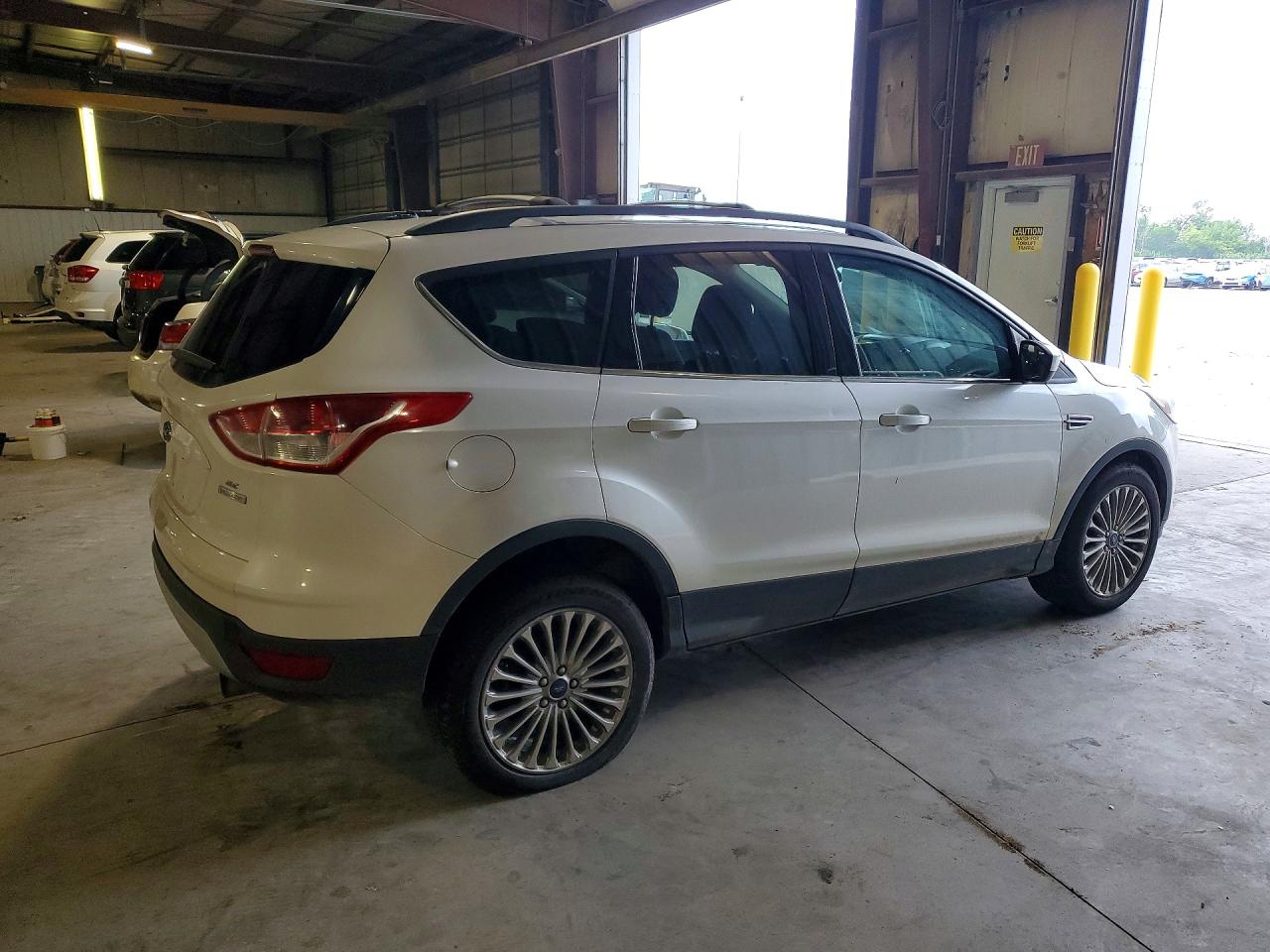 2013 Ford Escape Se White vin: 1FMCU0GXXDUB95040