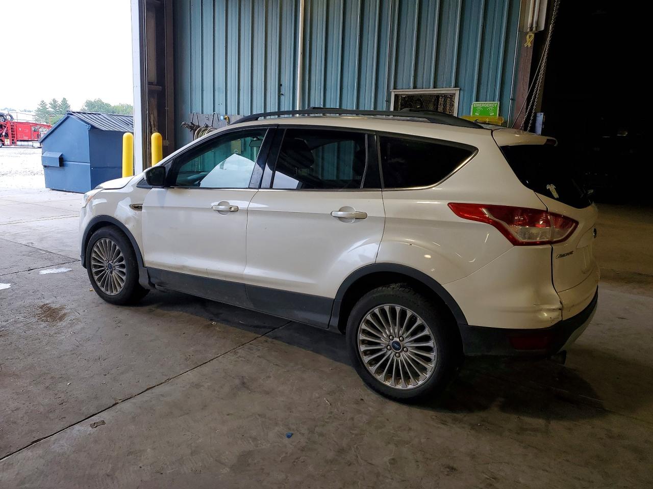2013 Ford Escape Se White vin: 1FMCU0GXXDUB95040
