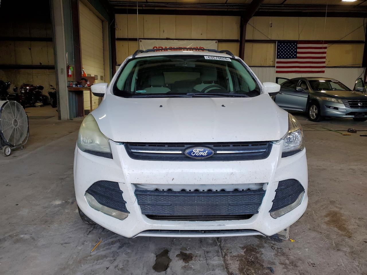 2013 Ford Escape Se White vin: 1FMCU0GXXDUB95040