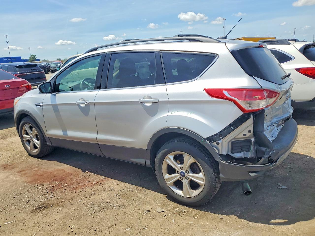 2013 Ford Escape Se Silver vin: 1FMCU0GXXDUC69671