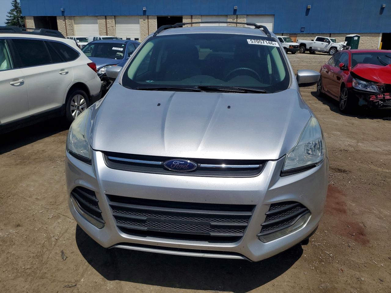 2013 Ford Escape Se Silver vin: 1FMCU0GXXDUC69671