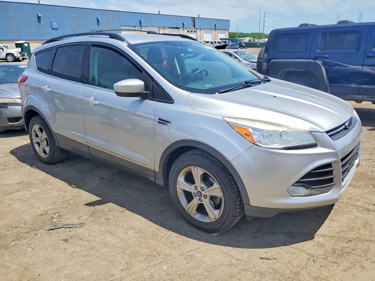 2013 Ford Escape Se Silver vin: 1FMCU0GXXDUC69671