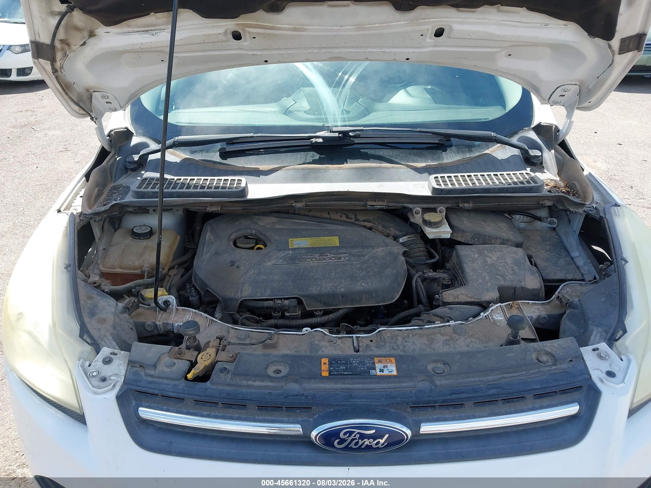 2013 Ford Escape Se Белый vin: 1FMCU0GXXDUD23695