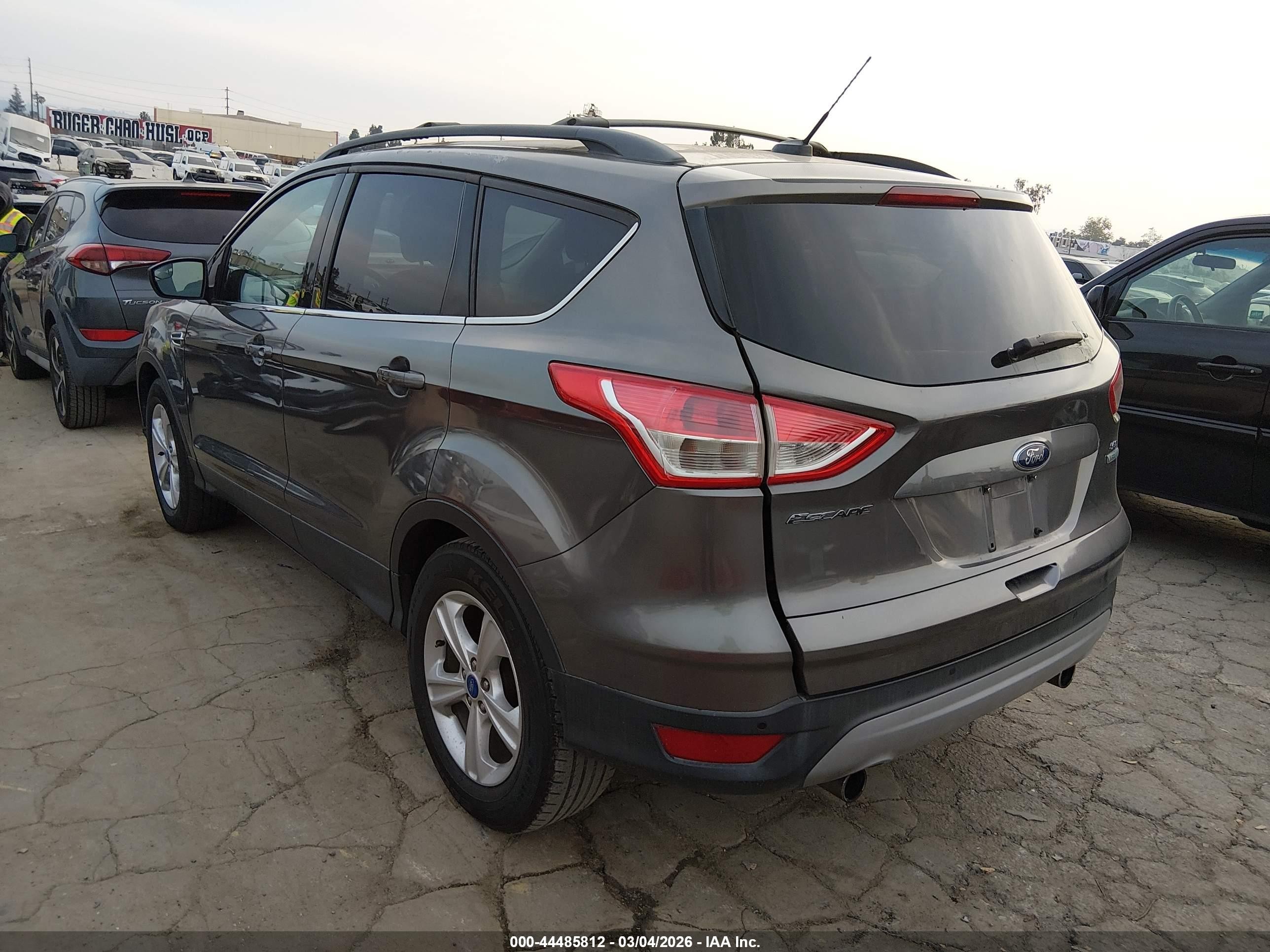 2013 Ford Escape Se Gray vin: 1FMCU0GXXDUD24734