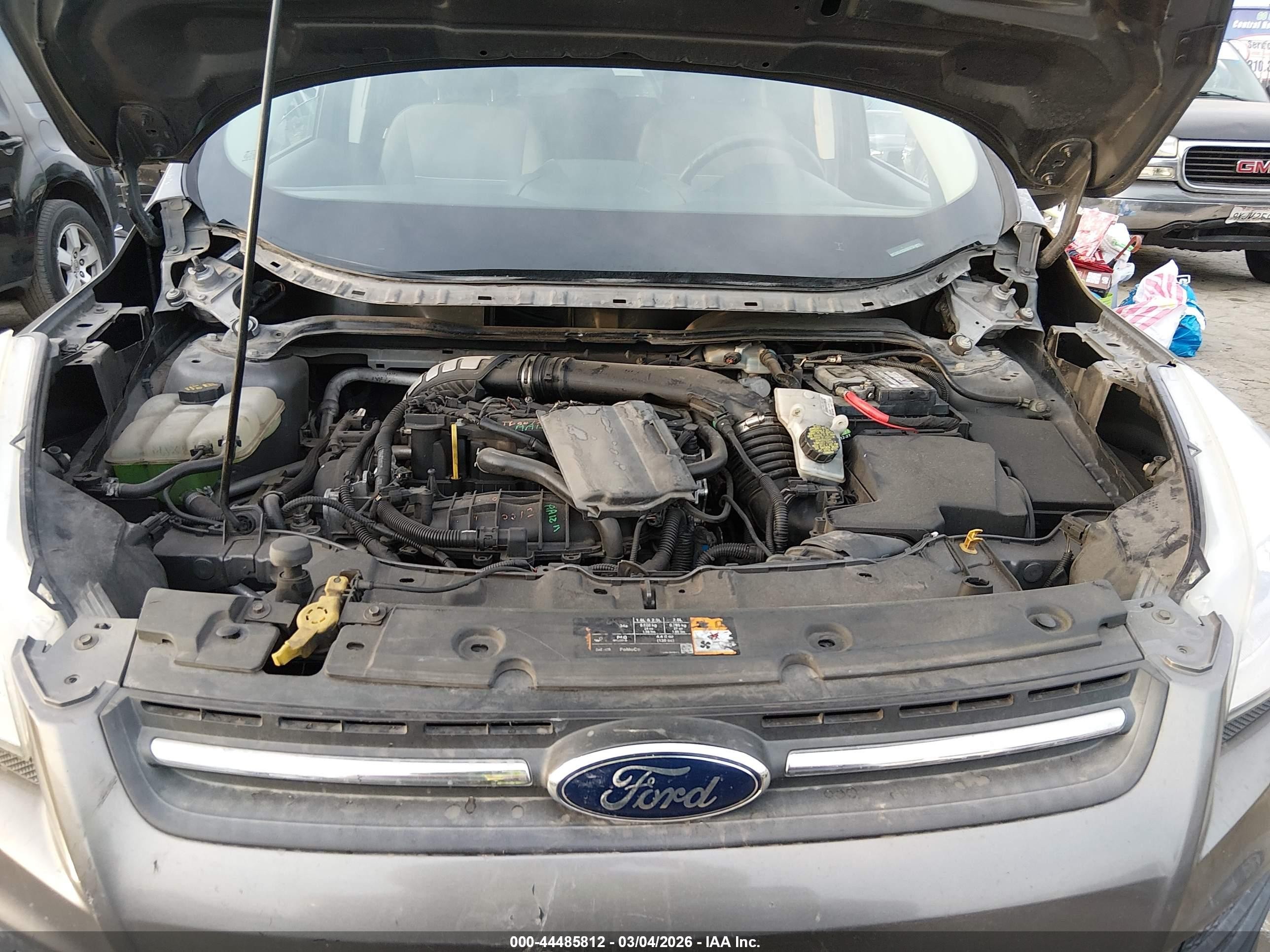 2013 Ford Escape Se Gray vin: 1FMCU0GXXDUD24734