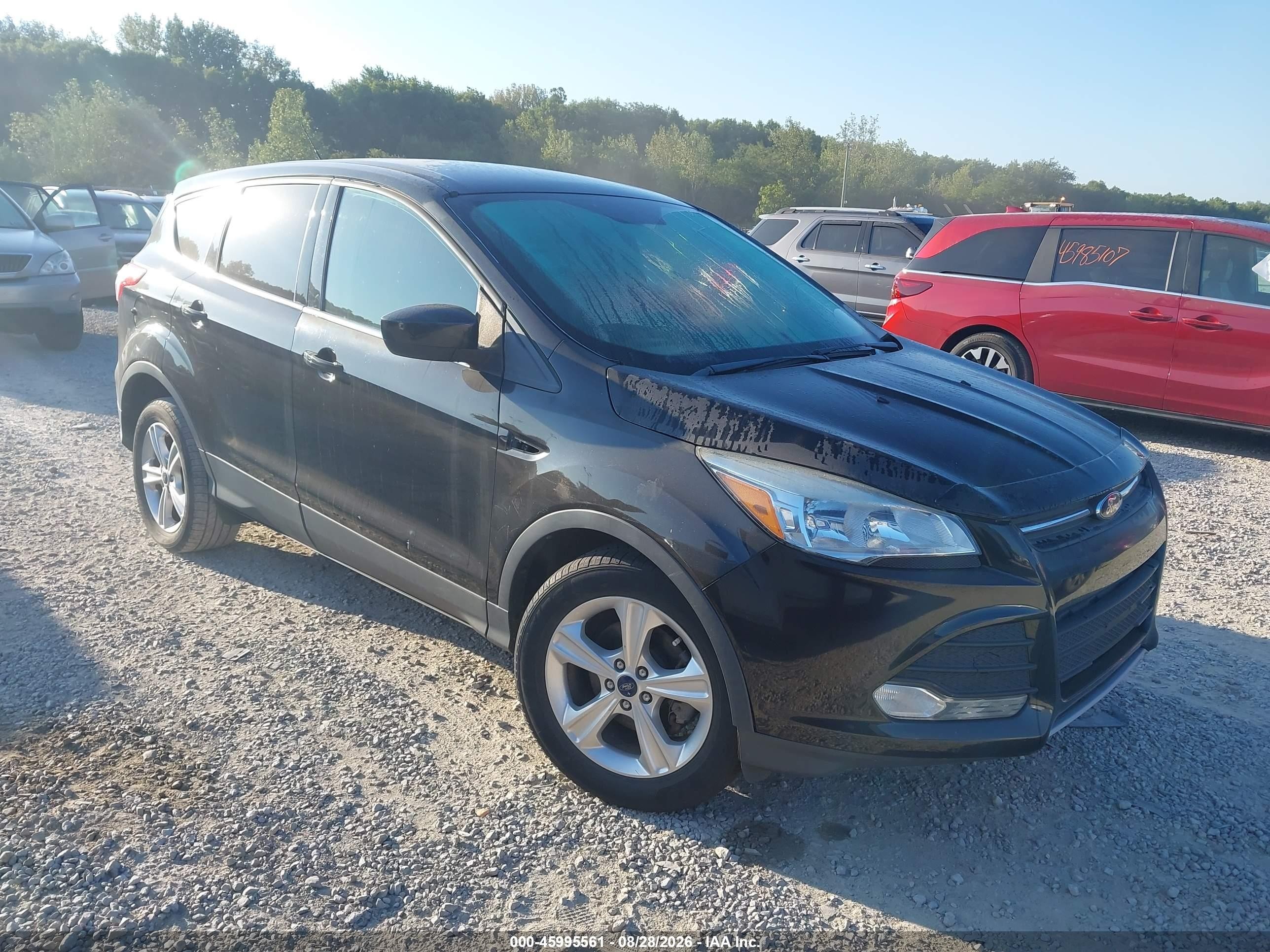2013 Ford Escape Se Black vin: 1FMCU0GXXDUD62545