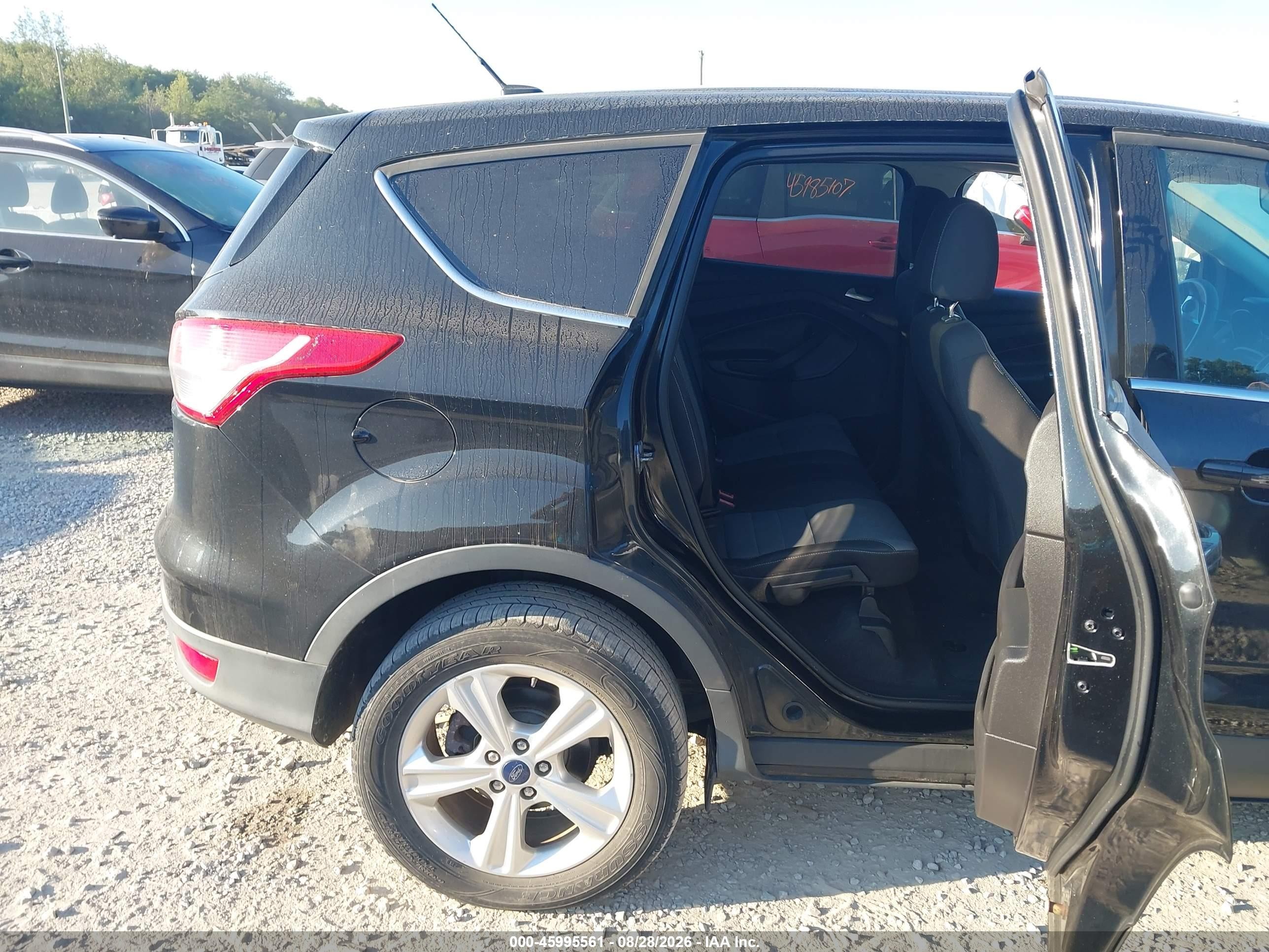 2013 Ford Escape Se Black vin: 1FMCU0GXXDUD62545