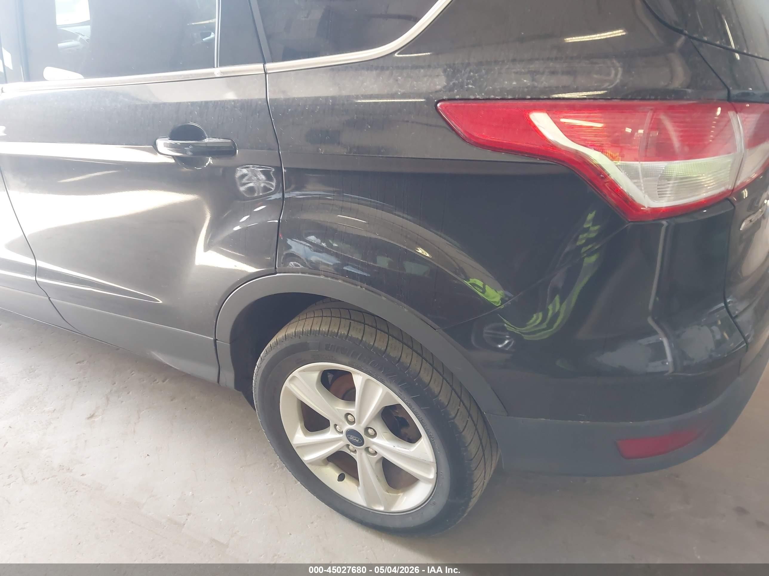 2013 Ford Escape Se Black vin: 1FMCU0GXXDUD62948