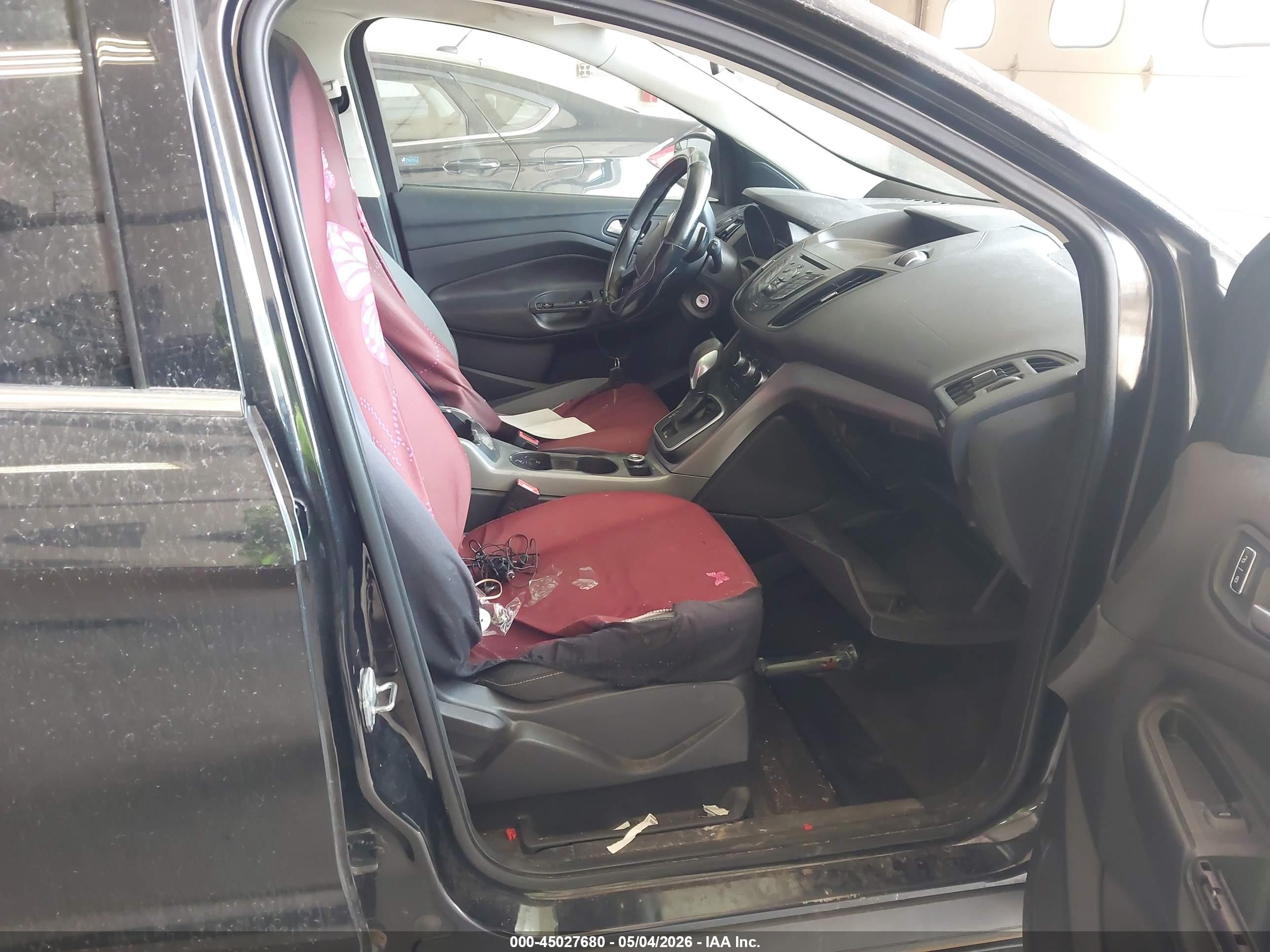 2013 Ford Escape Se Black vin: 1FMCU0GXXDUD62948