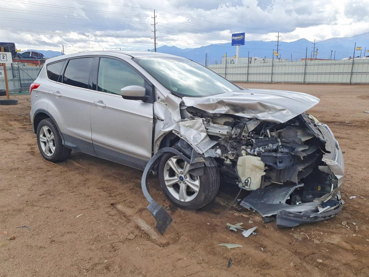 2013 Ford Escape Se Silver vin: 1FMCU0GXXDUD92967