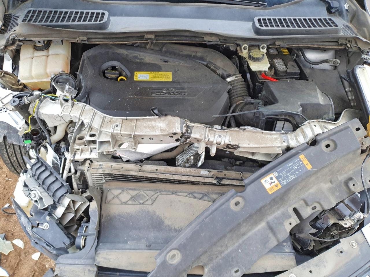 2013 Ford Escape Se Silver vin: 1FMCU0GXXDUD92967