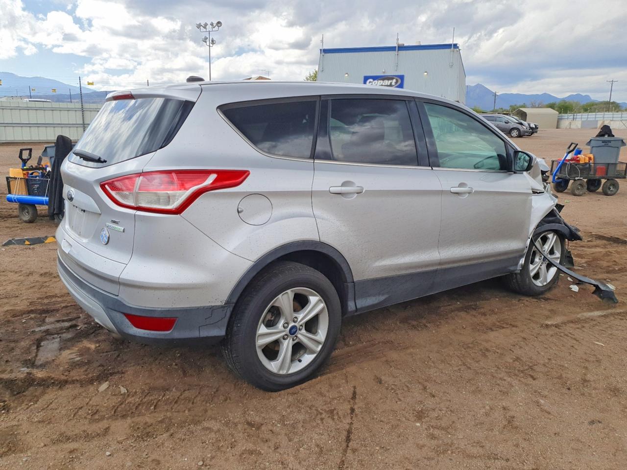 2013 Ford Escape Se Silver vin: 1FMCU0GXXDUD92967