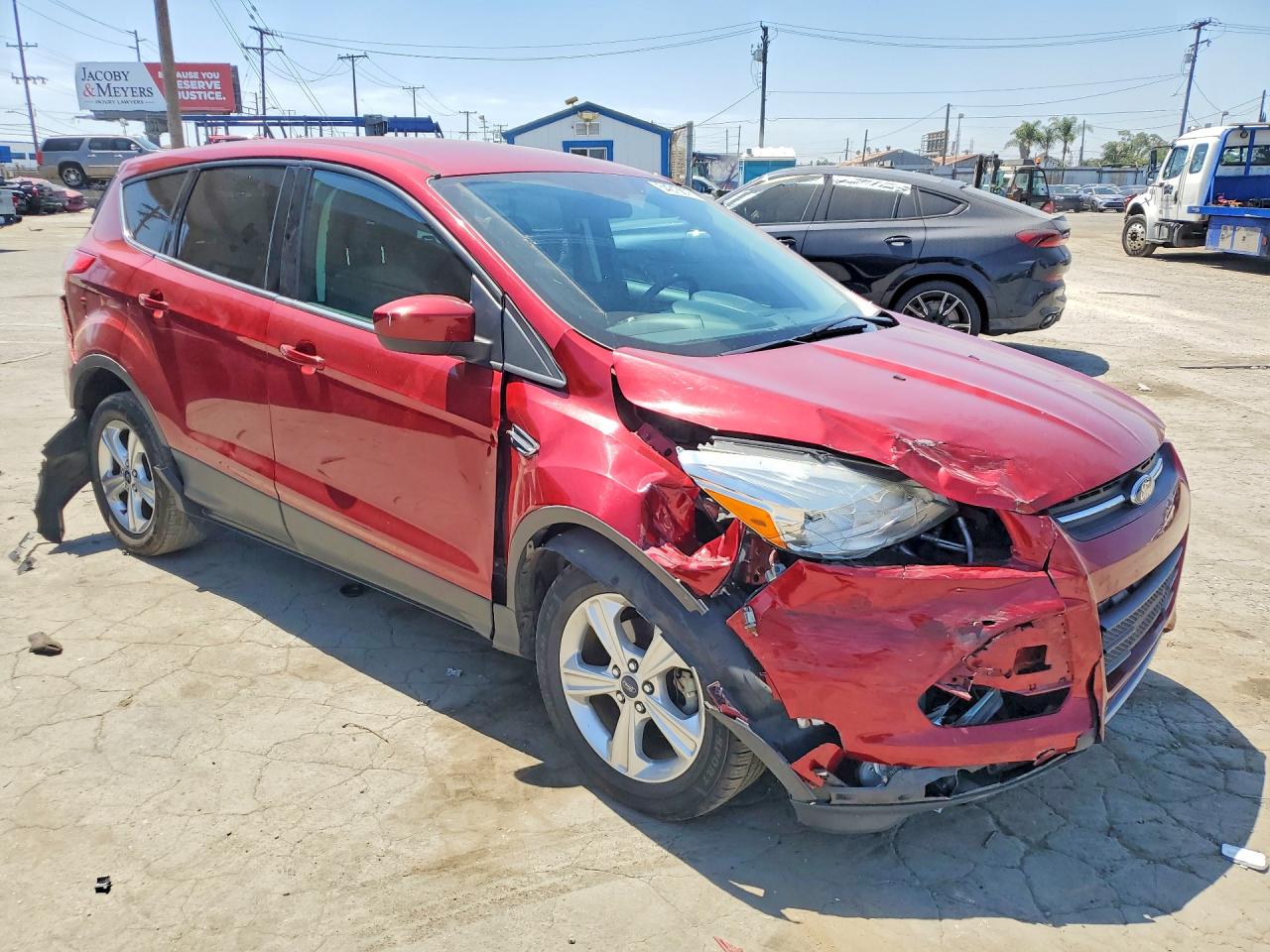 2014 Ford Escape Se Red vin: 1FMCU0GXXEUA07022