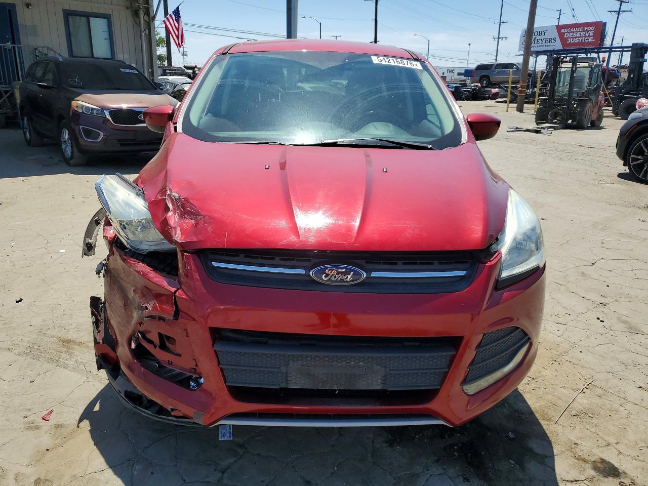 2014 Ford Escape Se Red vin: 1FMCU0GXXEUA07022