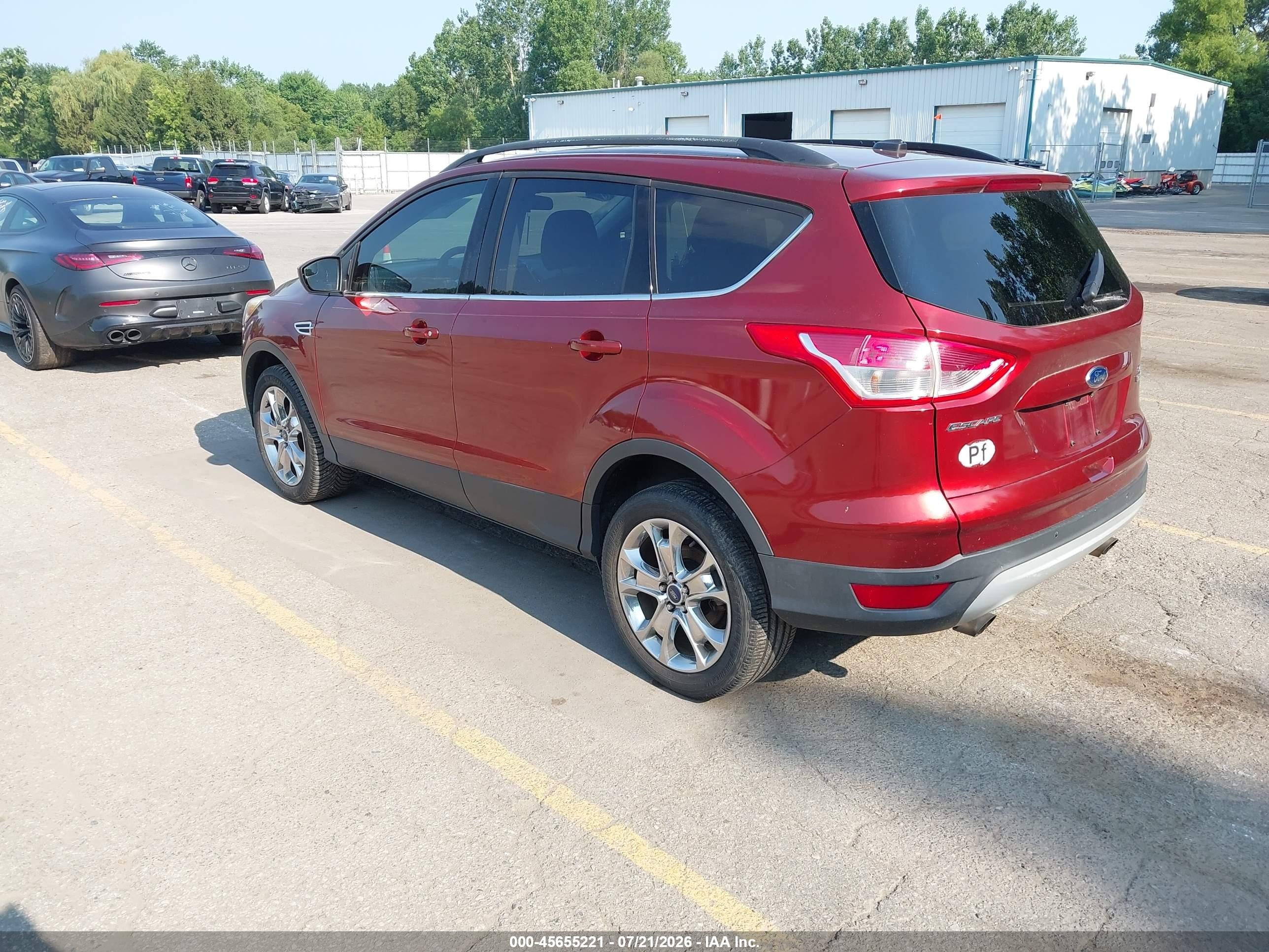 2014 Ford Escape Se Red vin: 1FMCU0GXXEUA21759