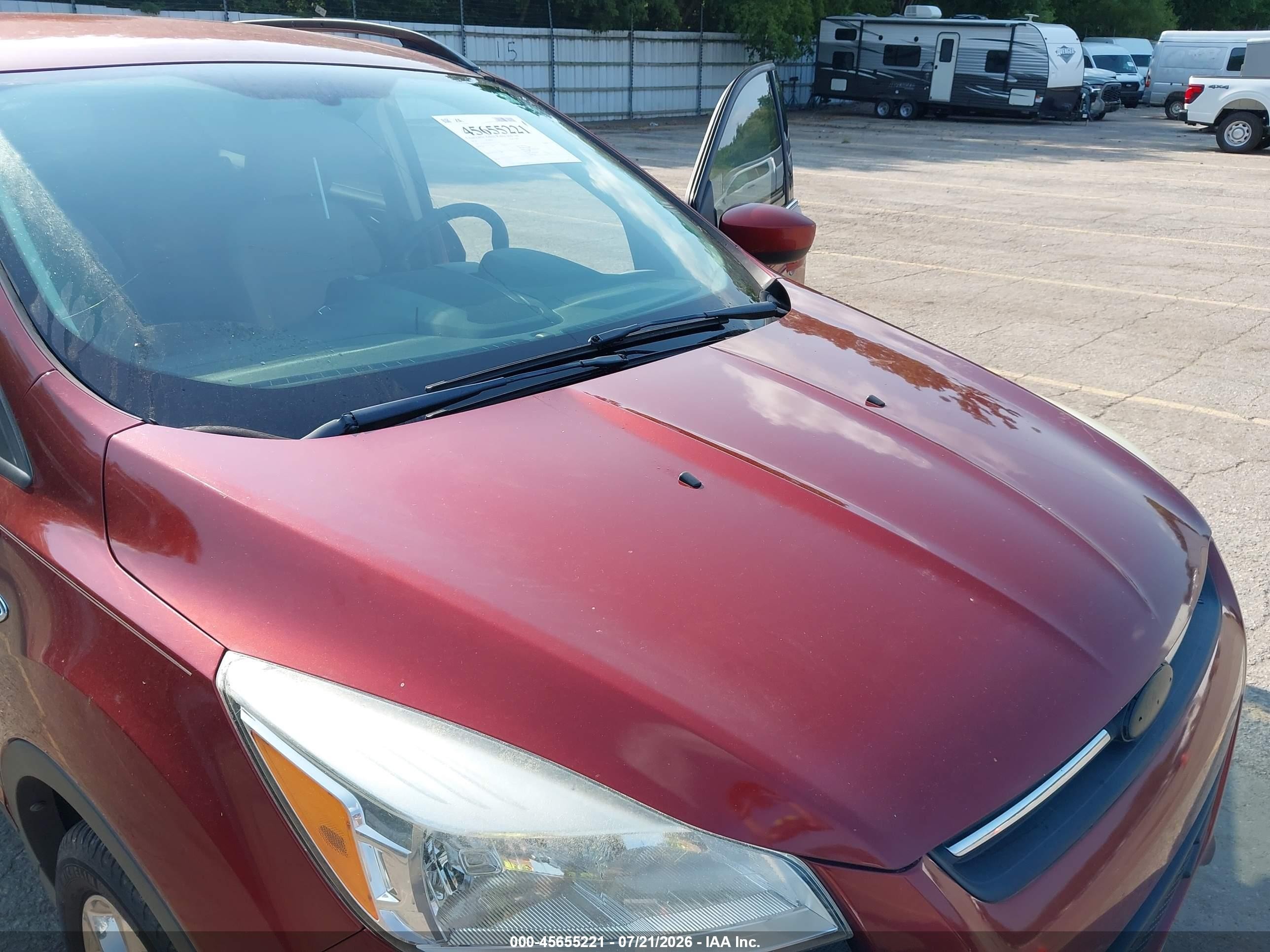 2014 Ford Escape Se Red vin: 1FMCU0GXXEUA21759