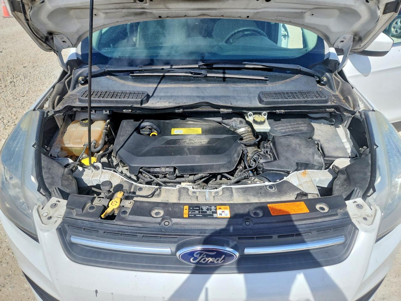 2014 Ford Escape Se White vin: 1FMCU0GXXEUA21969