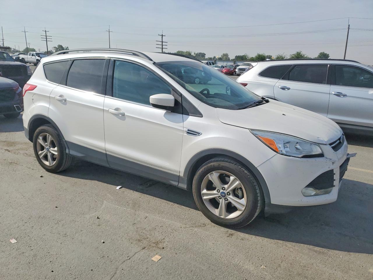2014 Ford Escape Se White vin: 1FMCU0GXXEUA22166