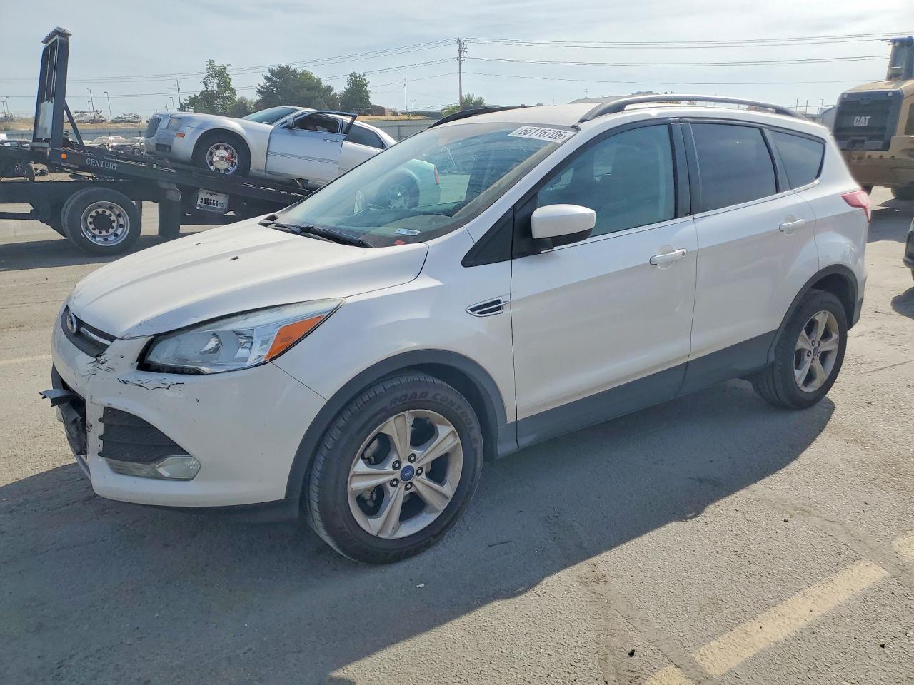 2014 Ford Escape Se White vin: 1FMCU0GXXEUA22166