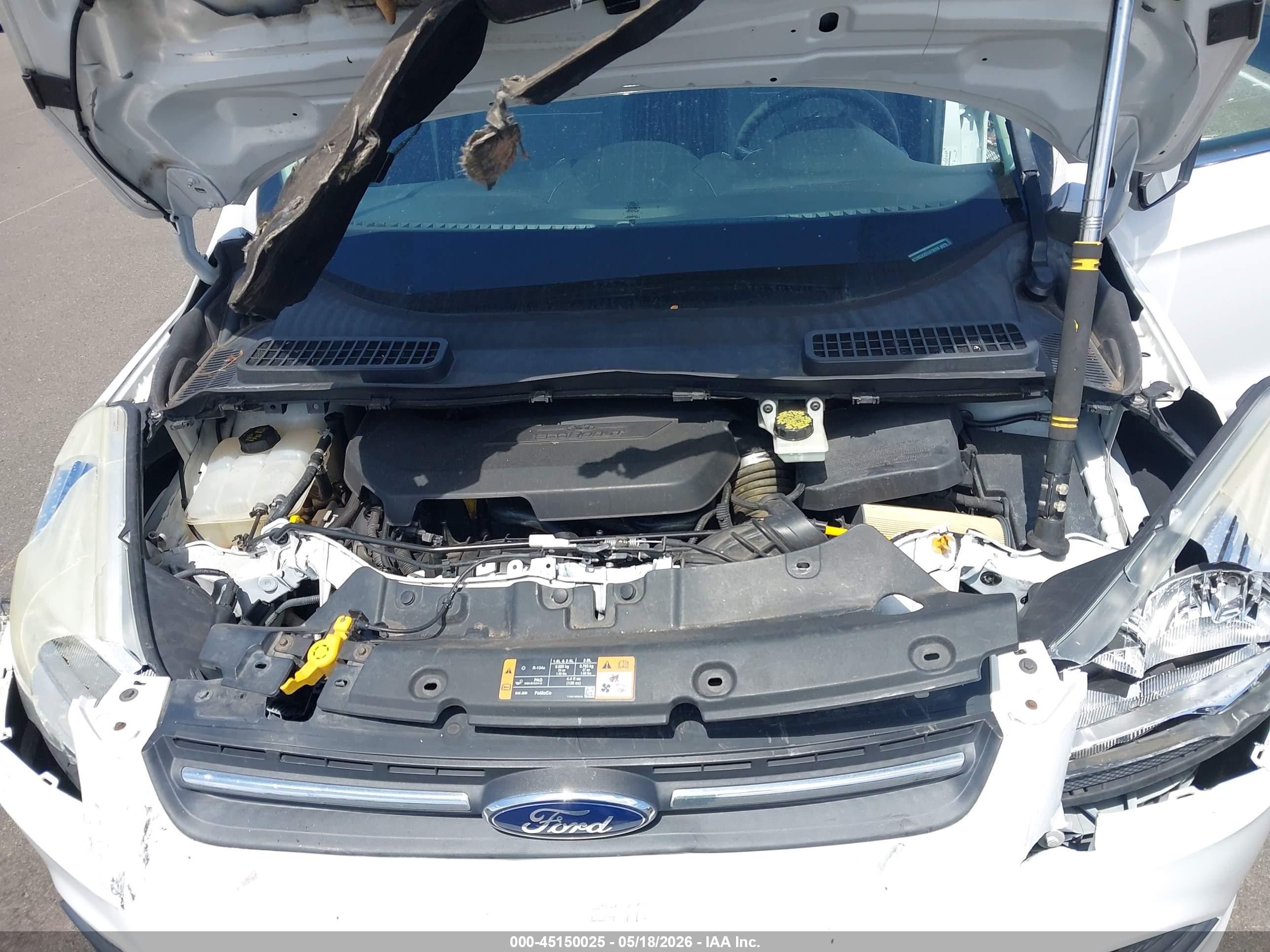 2014 Ford Escape Se Белый vin: 1FMCU0GXXEUA78298