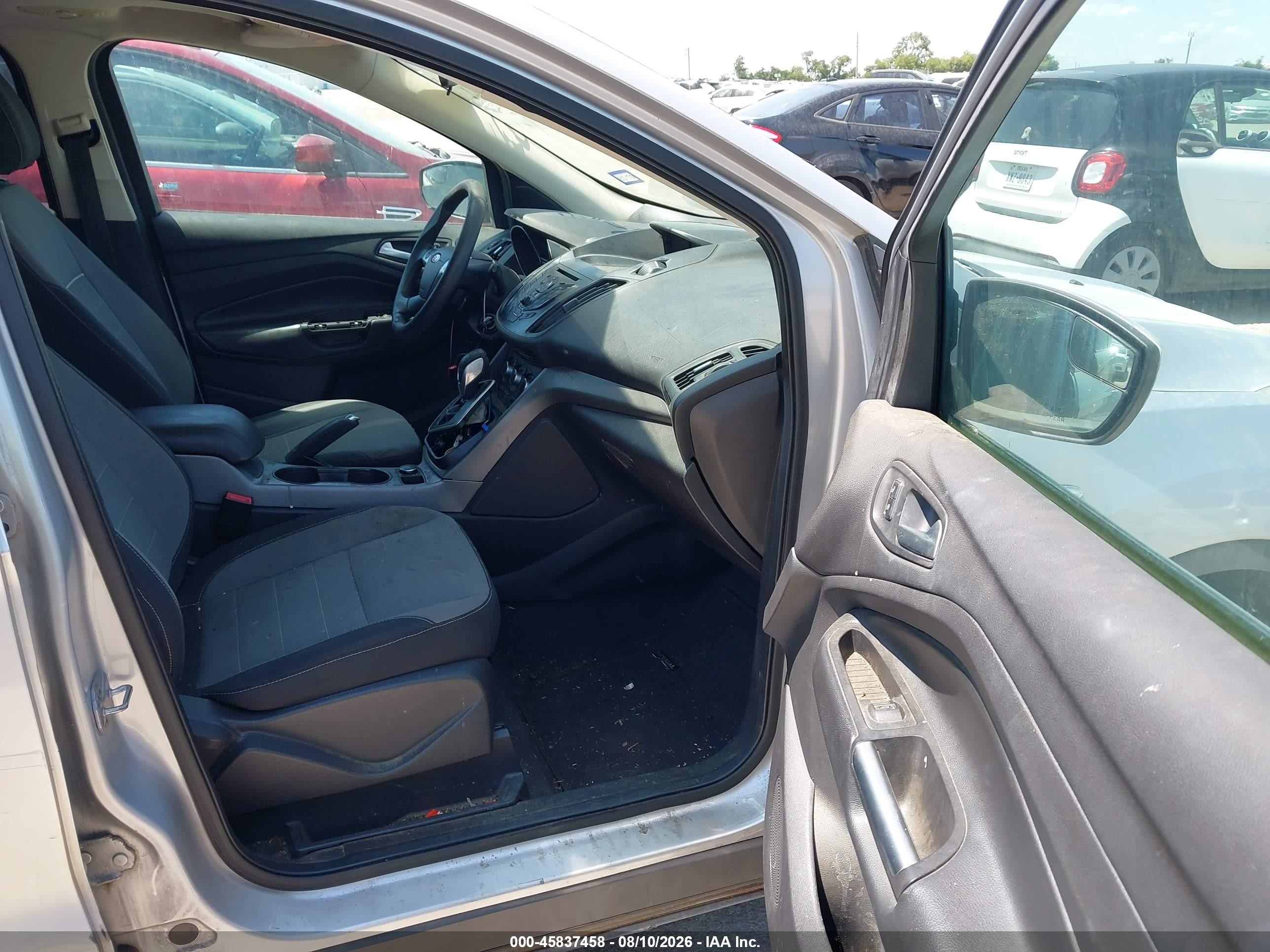 2014 Ford Escape Se Silver vin: 1FMCU0GXXEUB33123