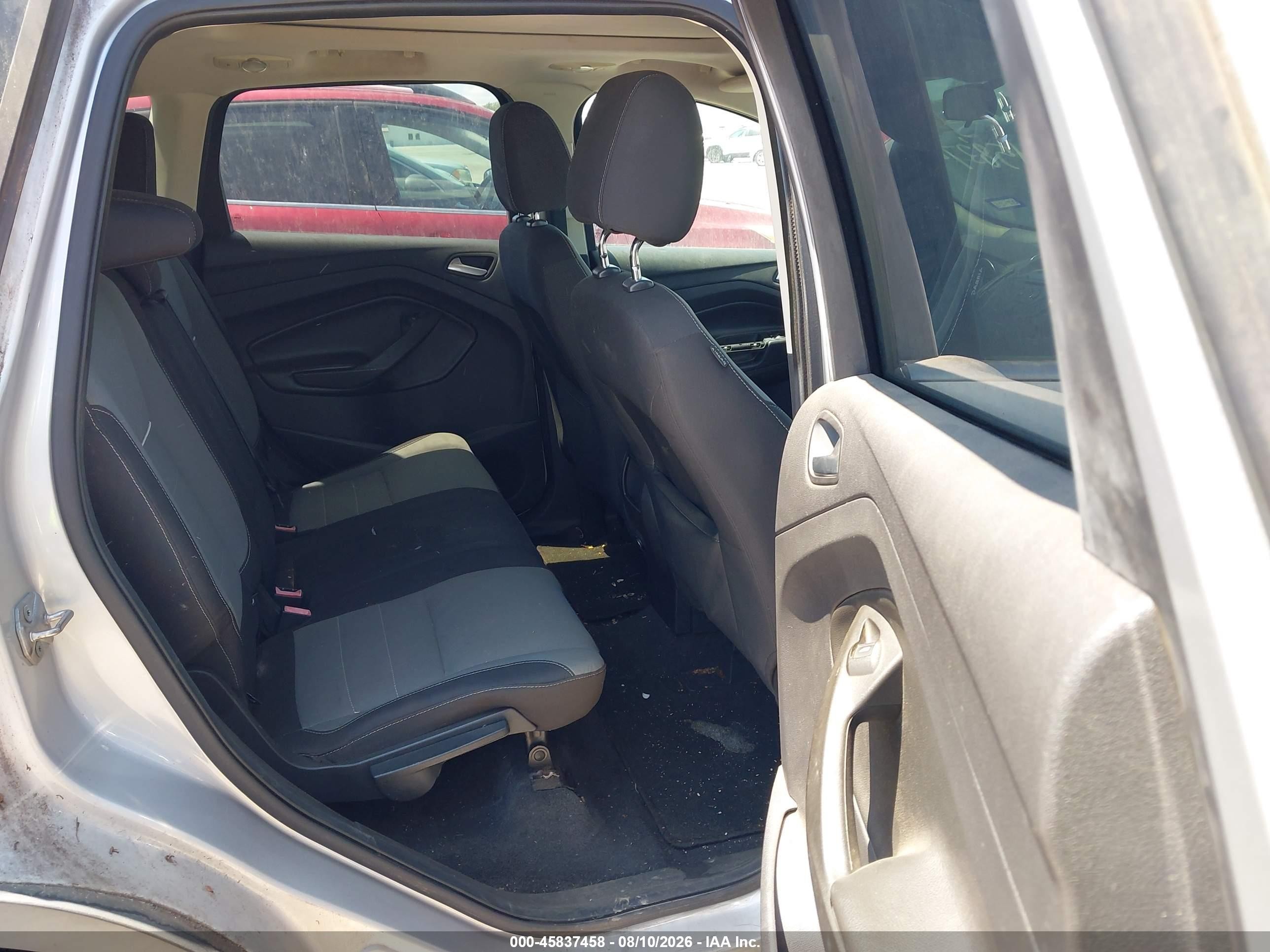2014 Ford Escape Se Silver vin: 1FMCU0GXXEUB33123
