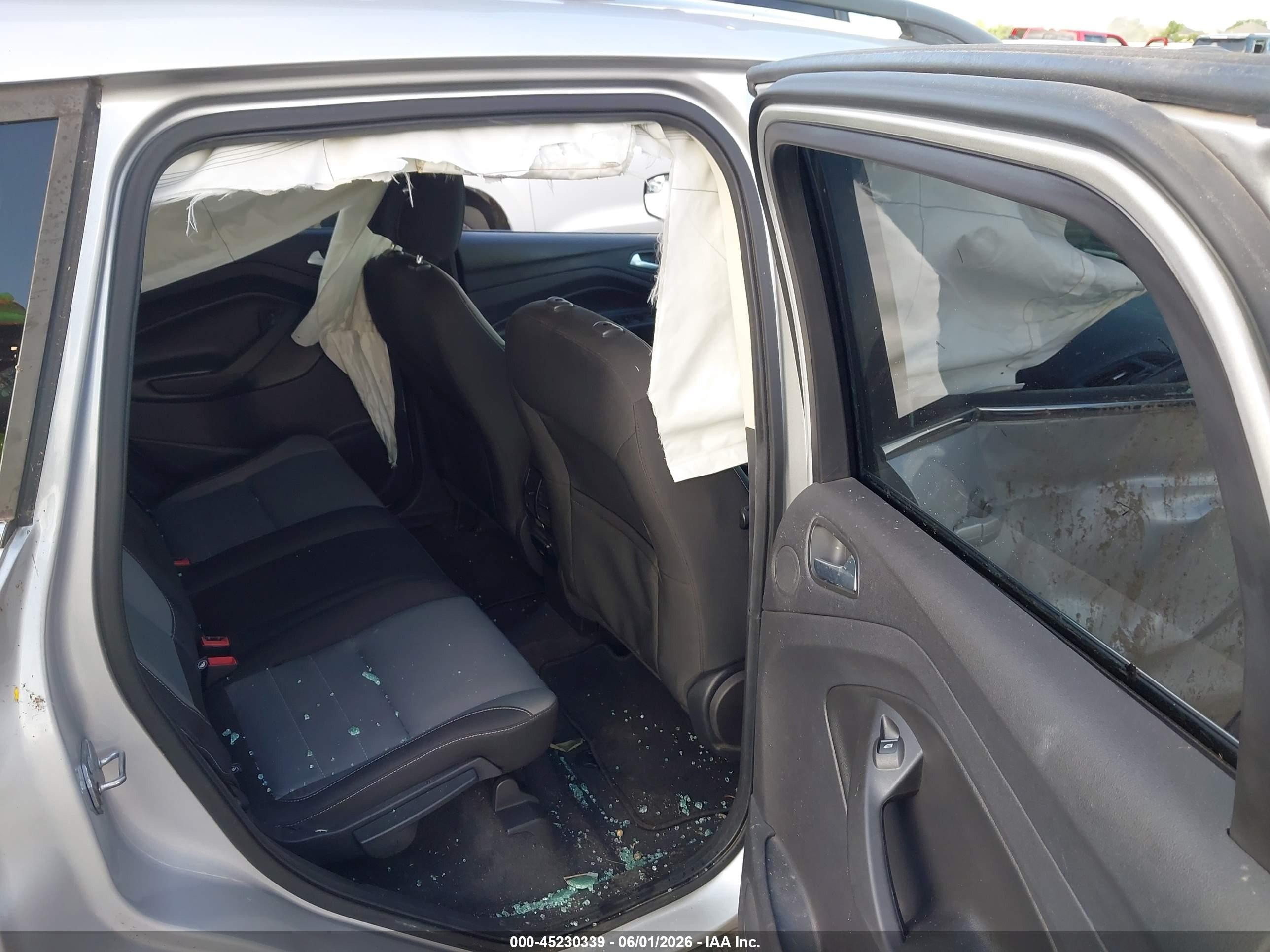 2014 Ford Escape Se Gray vin: 1FMCU0GXXEUB76392