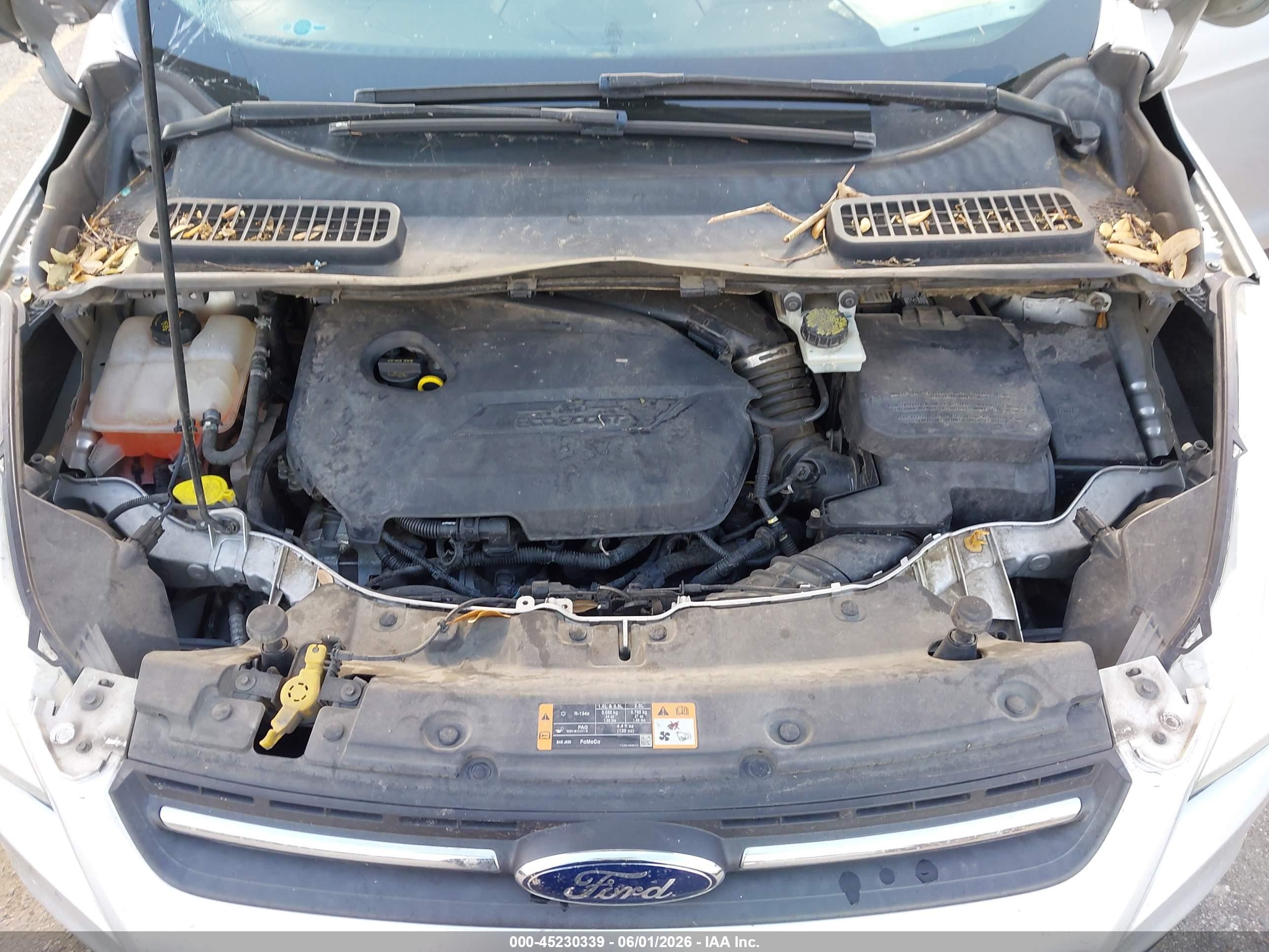 2014 Ford Escape Se Gray vin: 1FMCU0GXXEUB76392