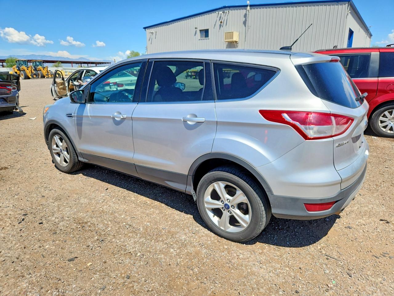 2014 Ford Escape Se Silver vin: 1FMCU0GXXEUC73897