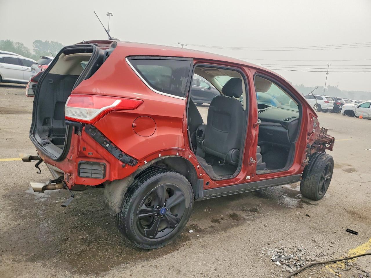 2014 Ford Escape Se Red vin: 1FMCU0GXXEUC91879