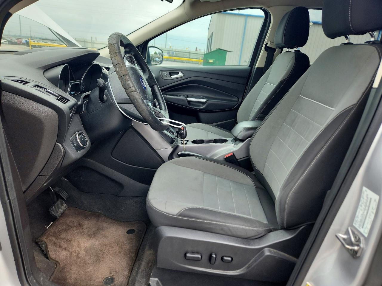 2014 Ford Escape Se Silver vin: 1FMCU0GXXEUD03108