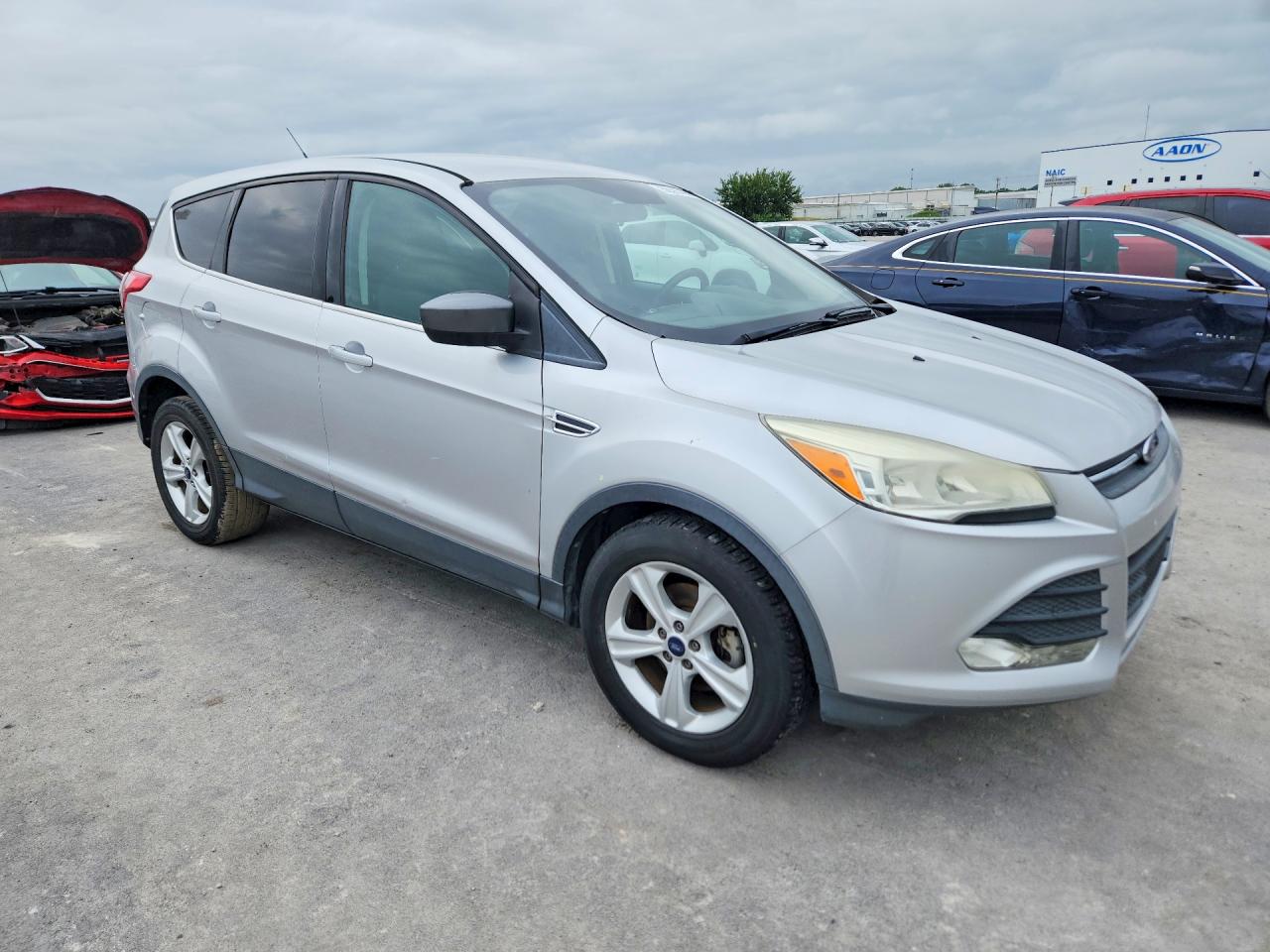 2014 Ford Escape Se Silver vin: 1FMCU0GXXEUD03108