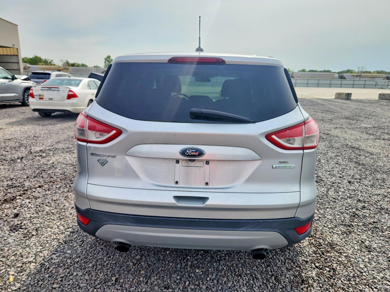 2014 Ford Escape Se Silver vin: 1FMCU0GXXEUD33032
