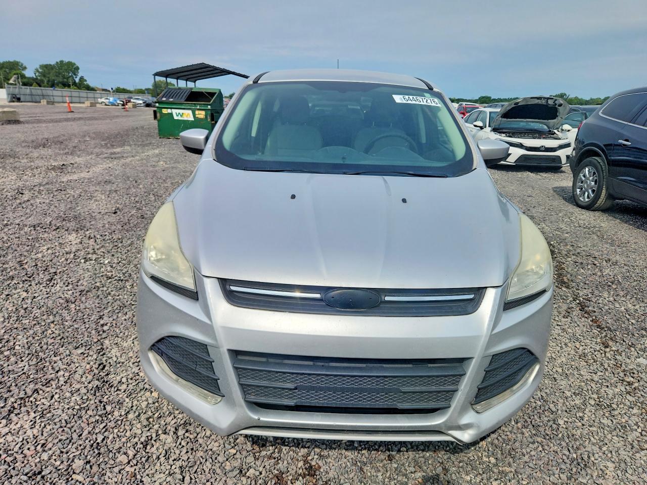 2014 Ford Escape Se Silver vin: 1FMCU0GXXEUD33032