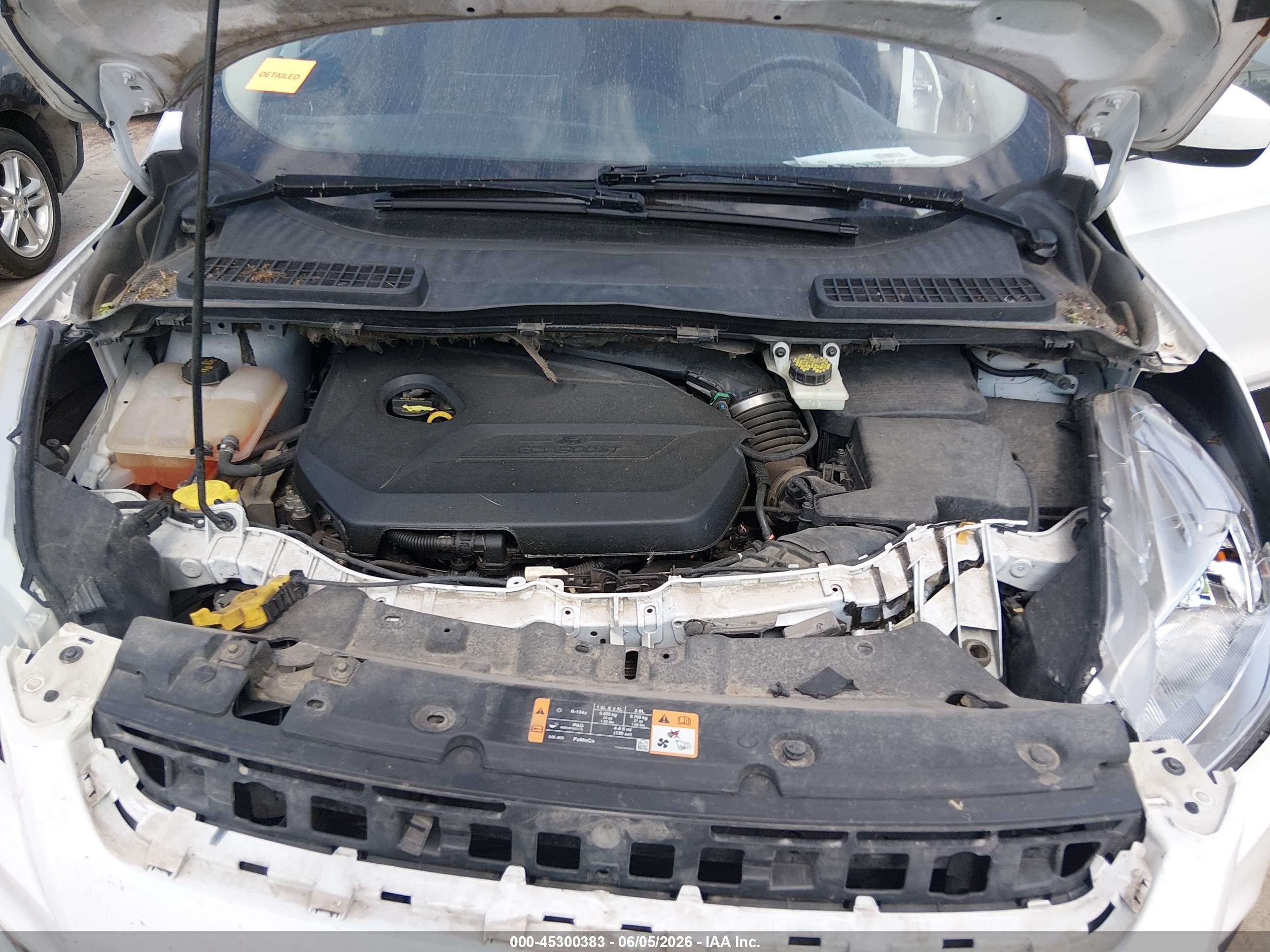 2014 Ford Escape Se White vin: 1FMCU0GXXEUD71702