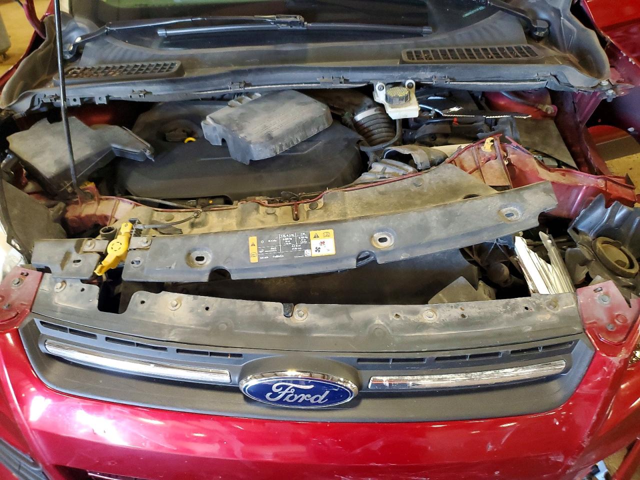 2014 Ford Escape Se Burgundy vin: 1FMCU0GXXEUD79136